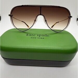 Diff Eyewear Imani Gold Brown Imani DE01-0637-GDBGN 139-145 + Kate Spade Case